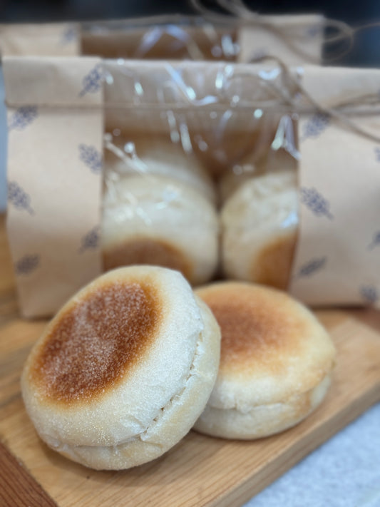 Artisan Sourdough English Muffins 4 pack