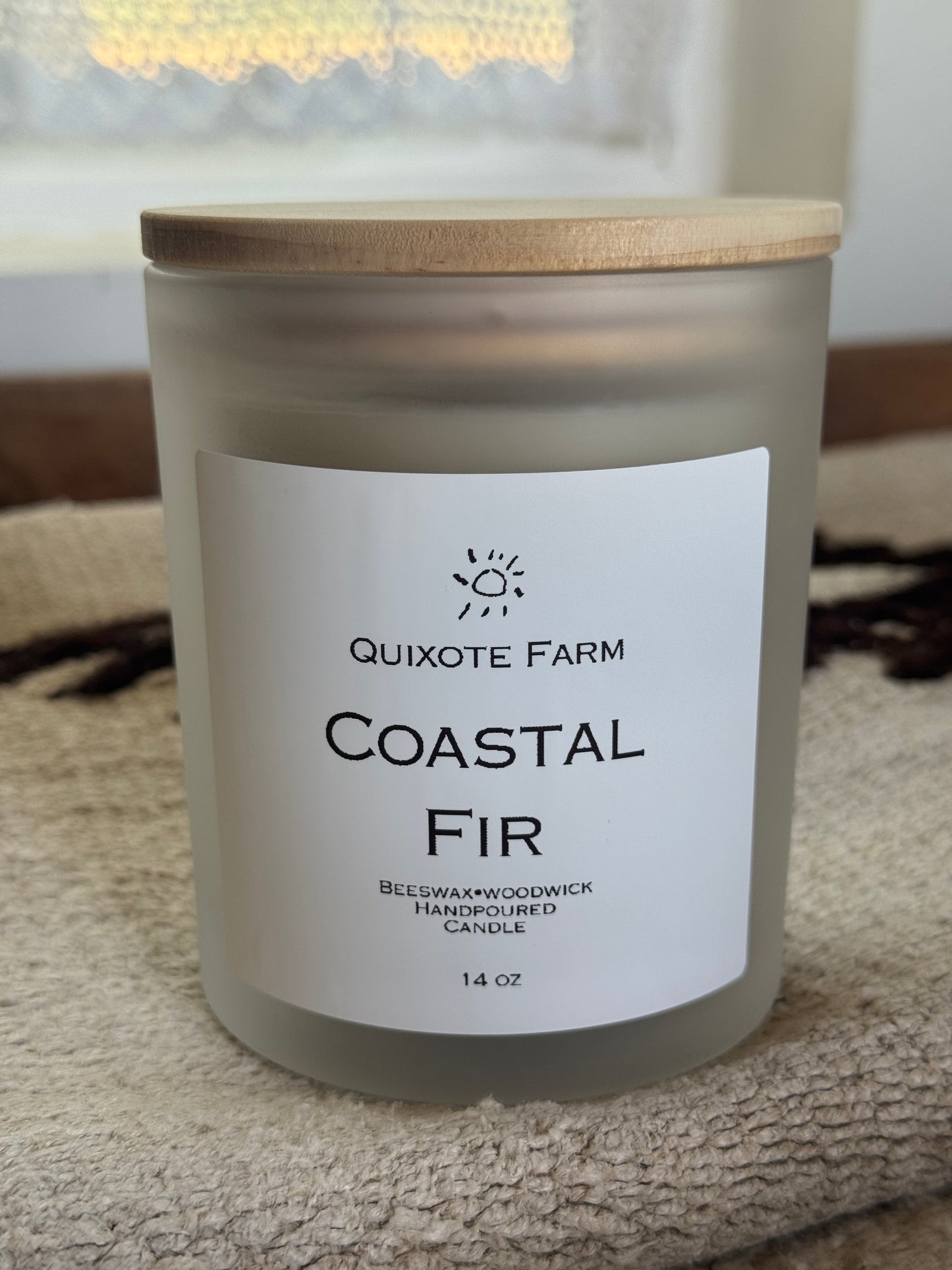 Coastal Fir Beeswax and Woodwick Candle