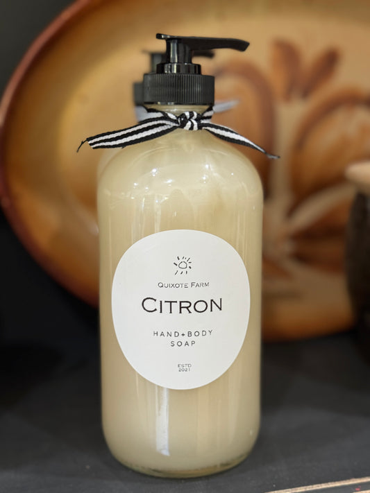 Citron Liquid Hand + Body Goat Milk Soap