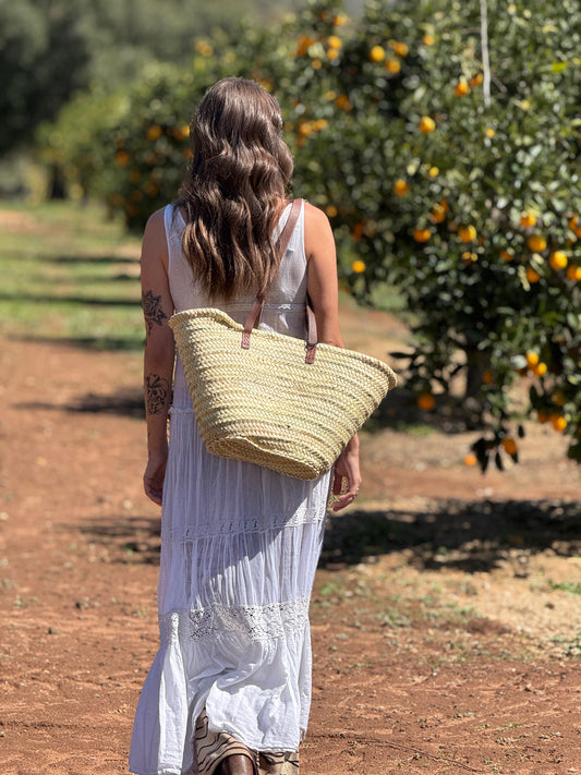 French Market Straw Tote