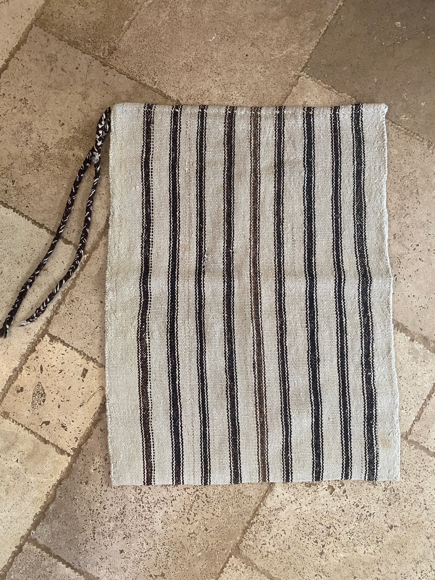 Vintage Striped Grain Sack