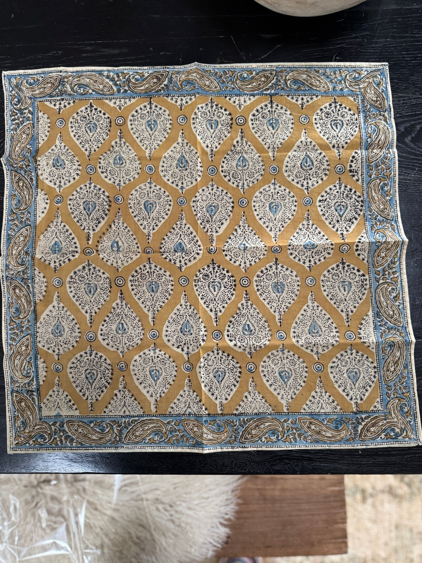 Teardrop Blockprint Bandana