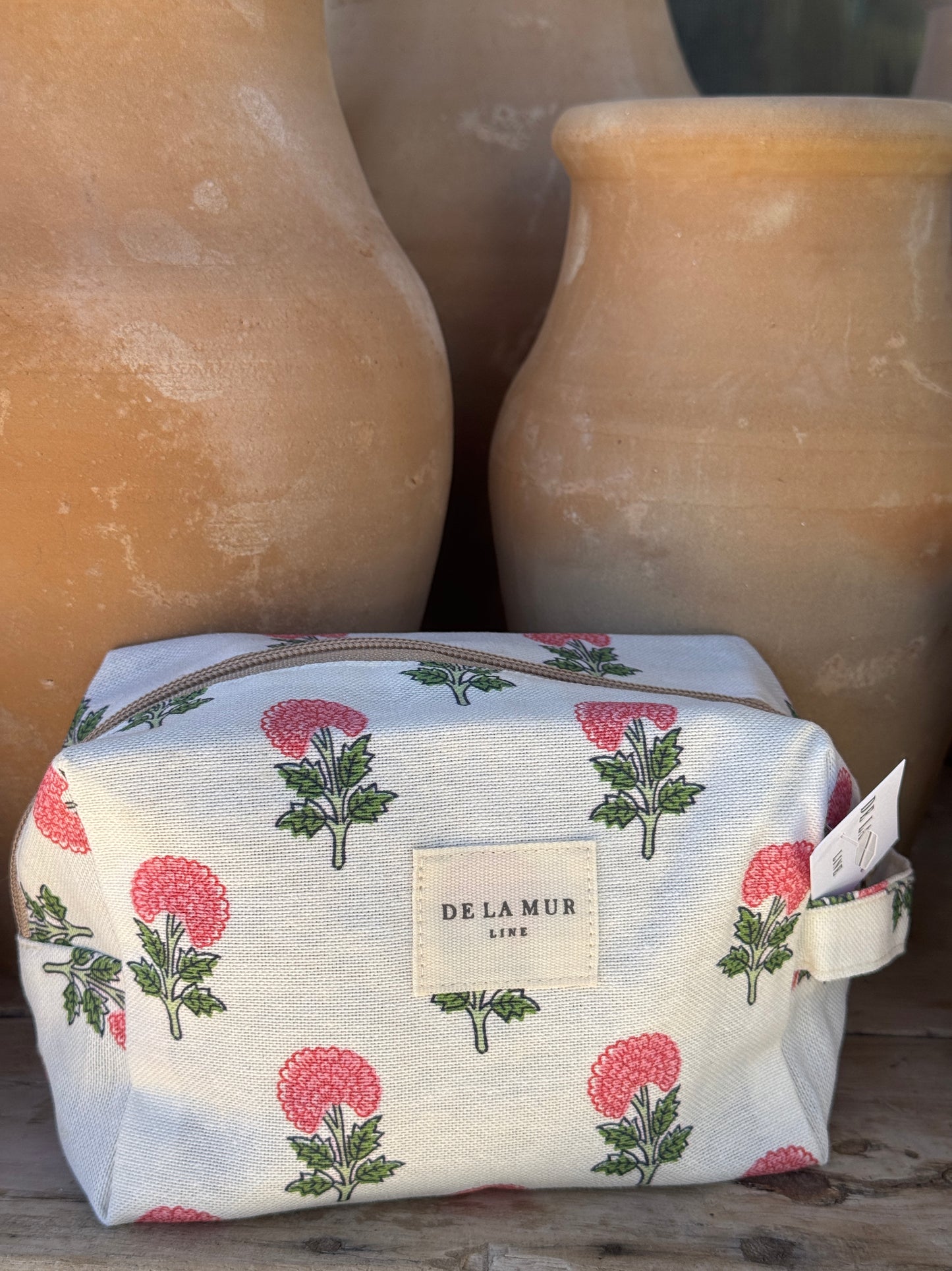Floral Medium Pouchette Toiletry Bag