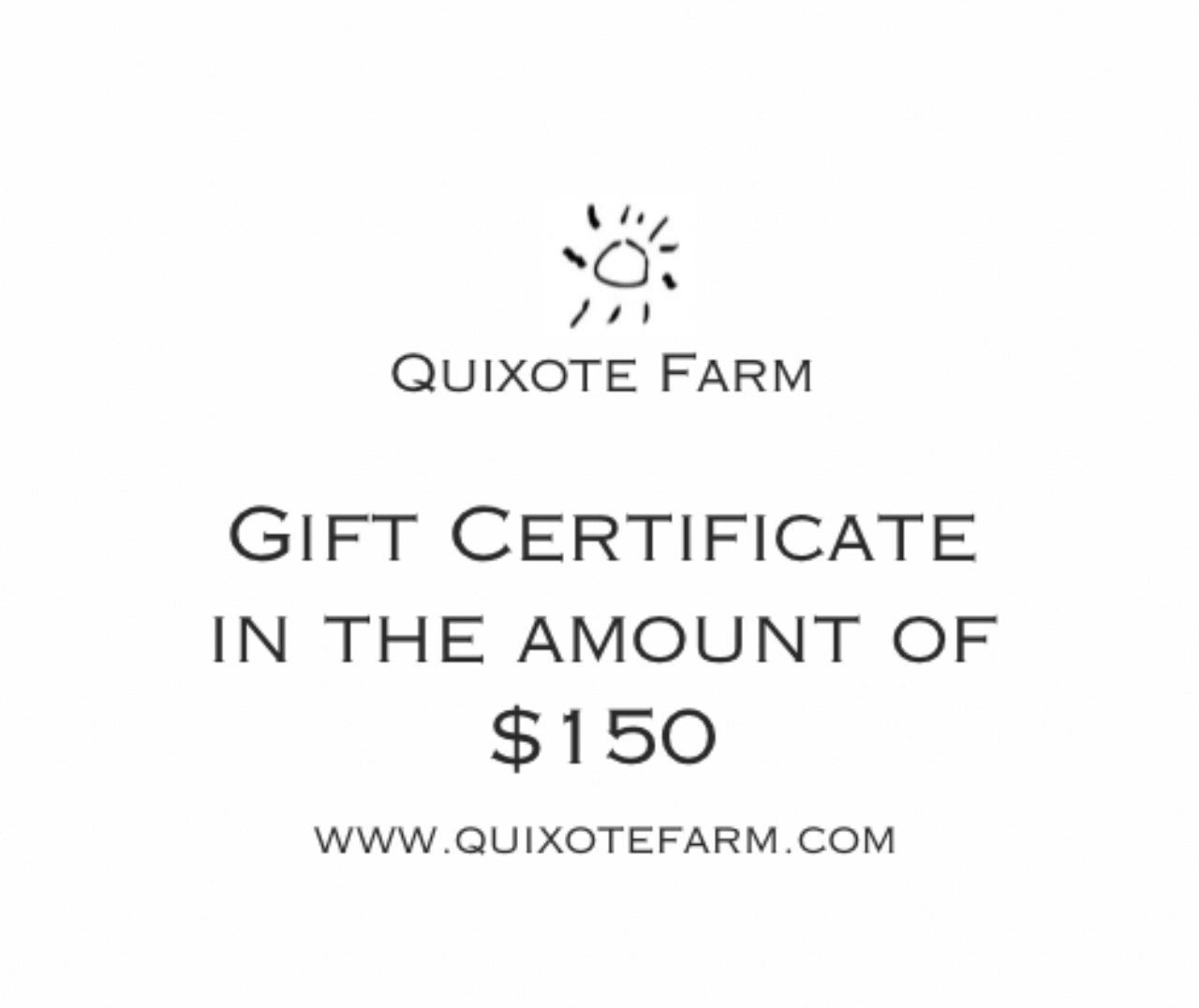 Gift Certificate