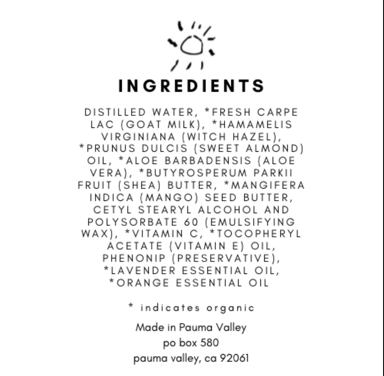 Vitamin C Goat milk Face Cream