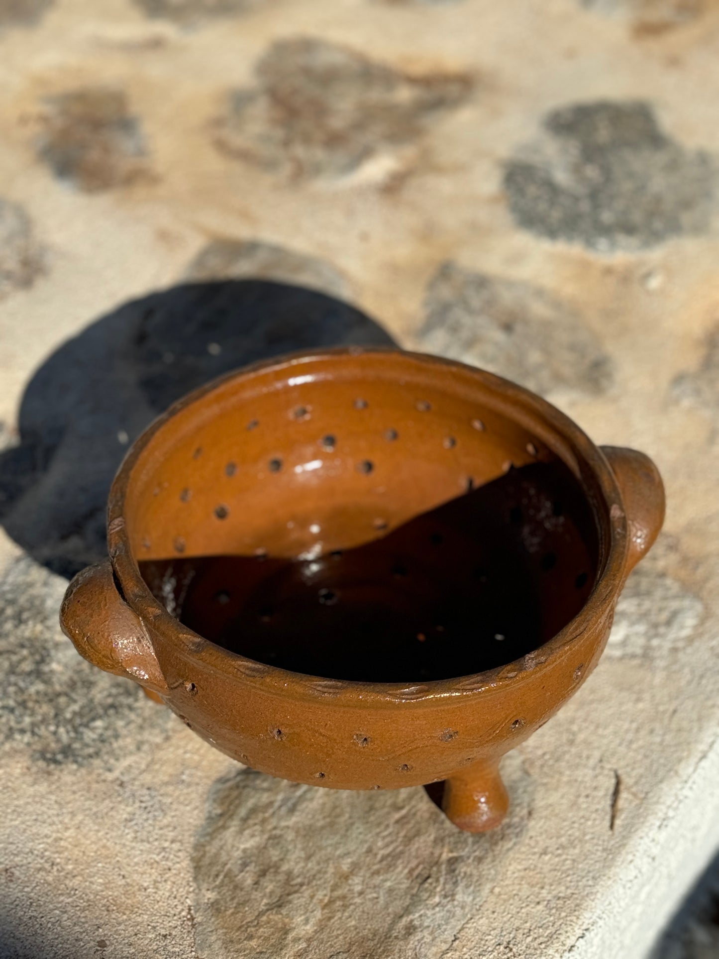 Vintage Terracotta Collander