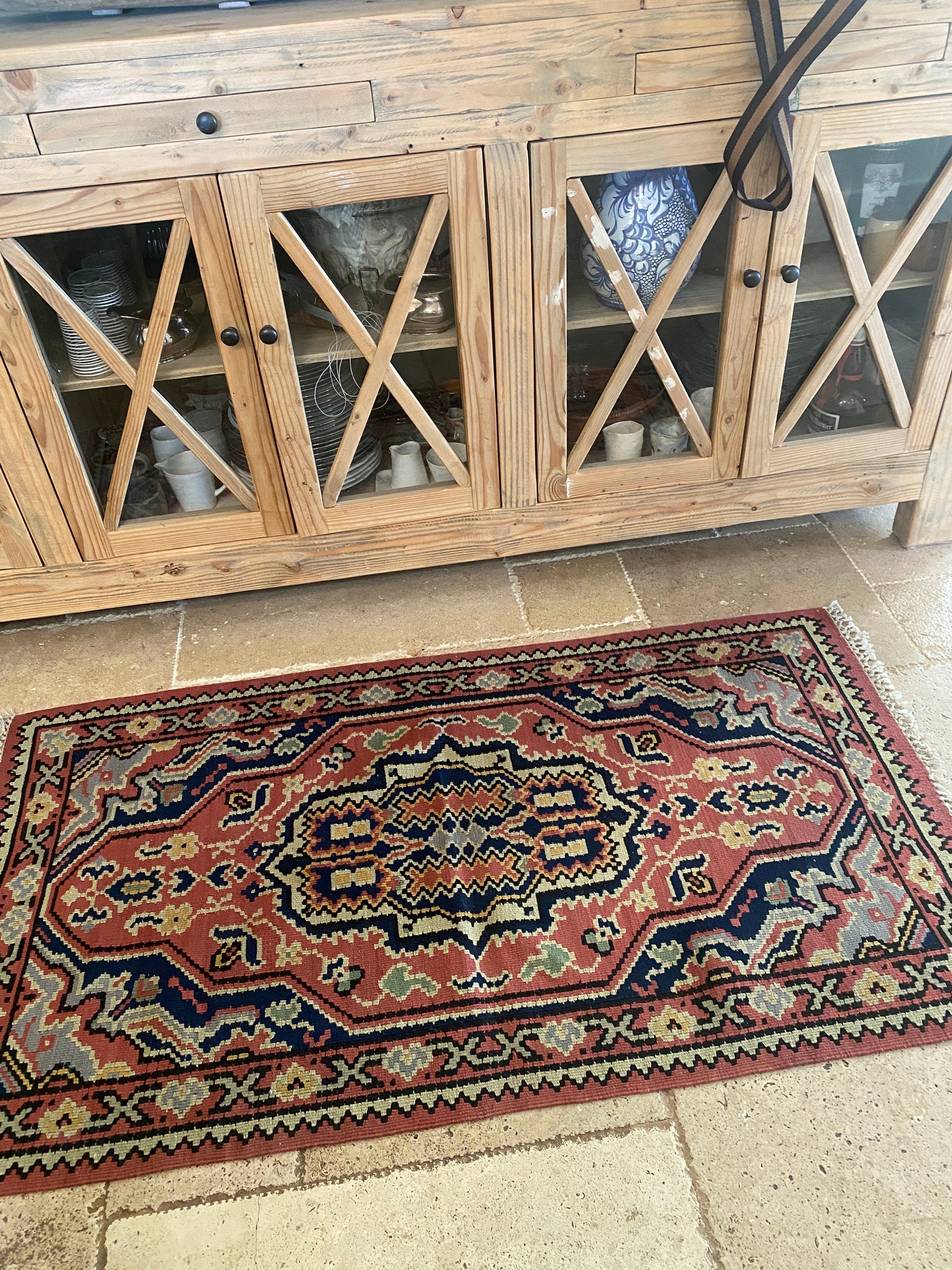 “Simca” Wool Kilim Rug