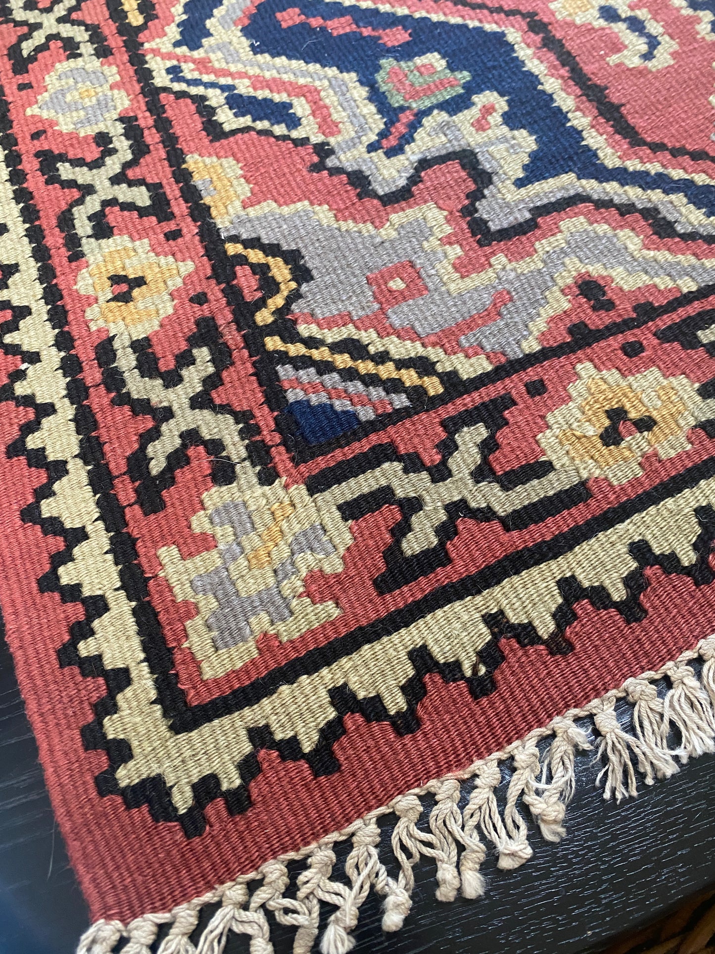“Simca” Wool Kilim Rug
