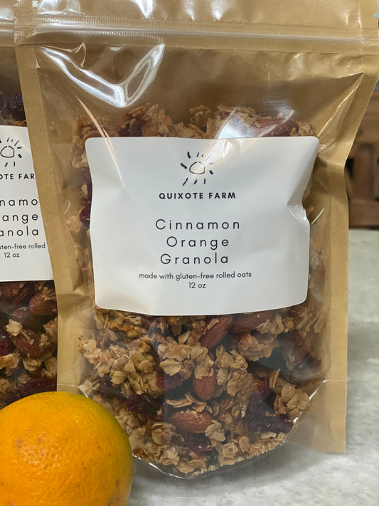 Gluten Free Orange + Cinnamon granola