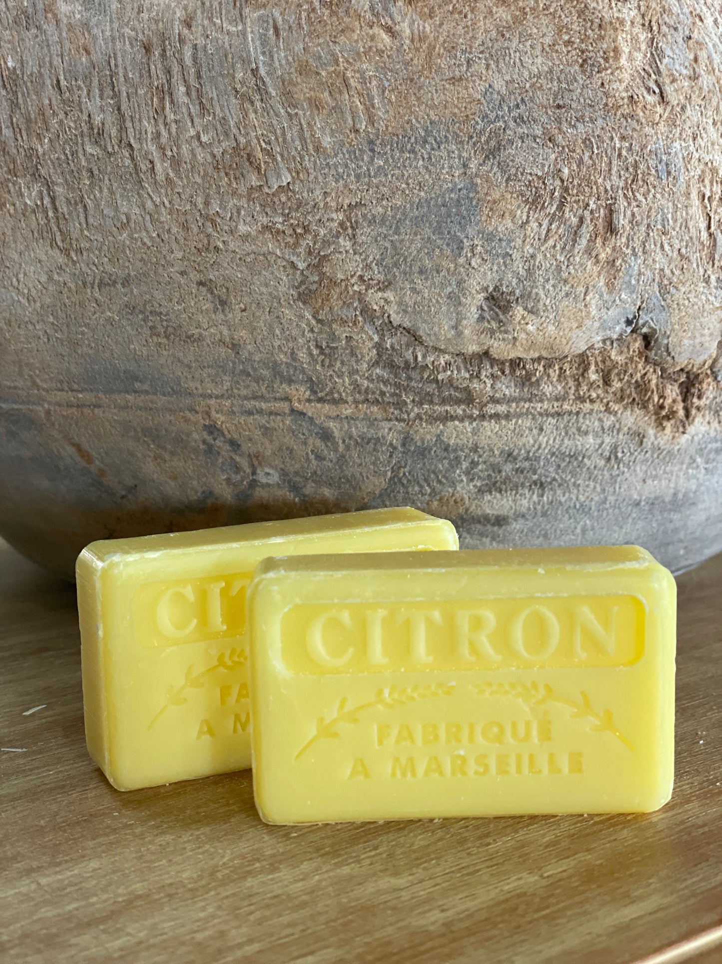 French Milled Citron Soap-small guest size 60g