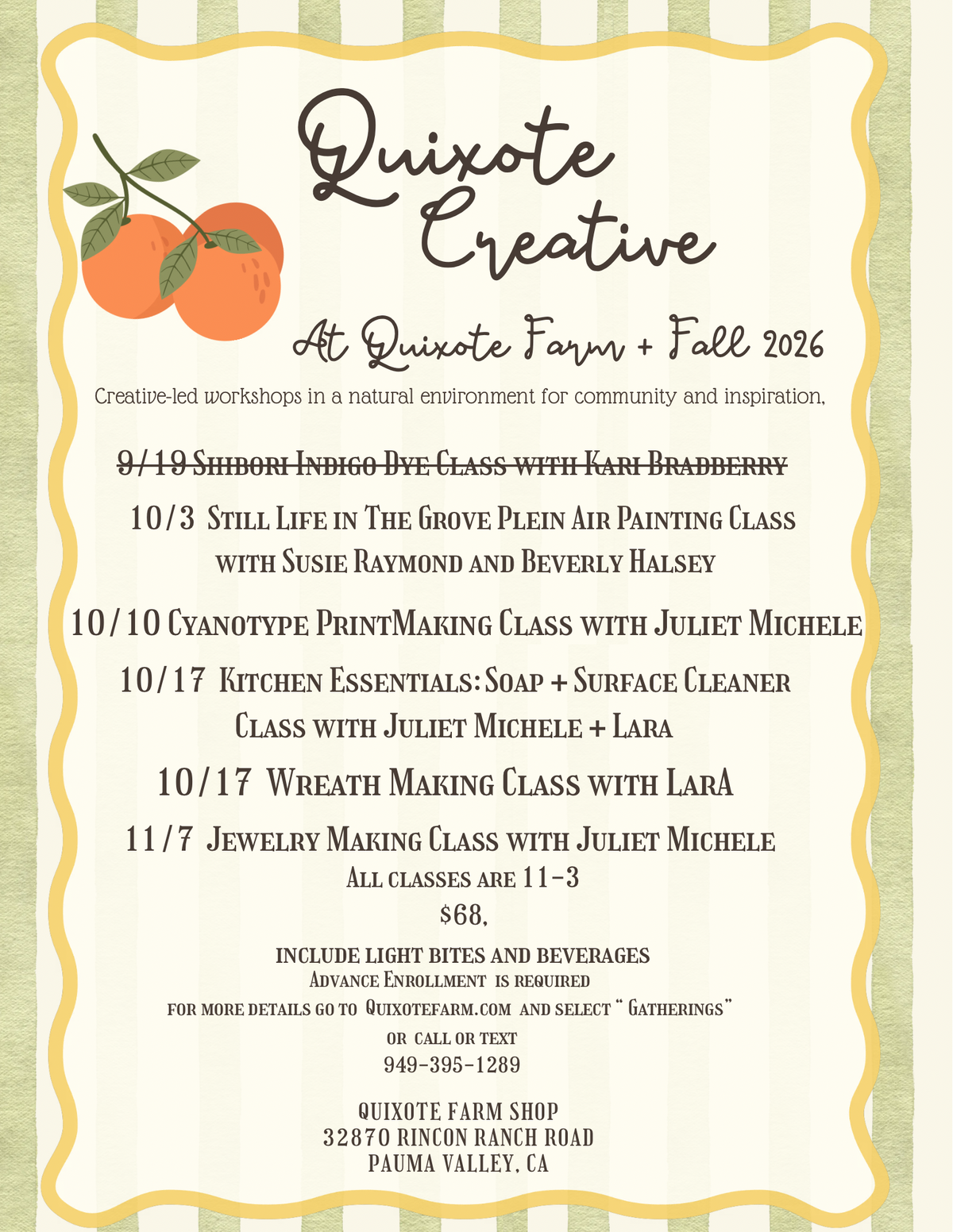 Quixote Creative: Jewelry Making Class with Juliet Michele Spring 2027 tbd