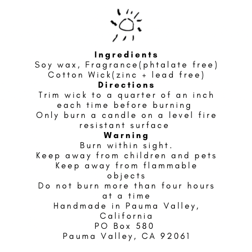 Golden Hour Soy Candle