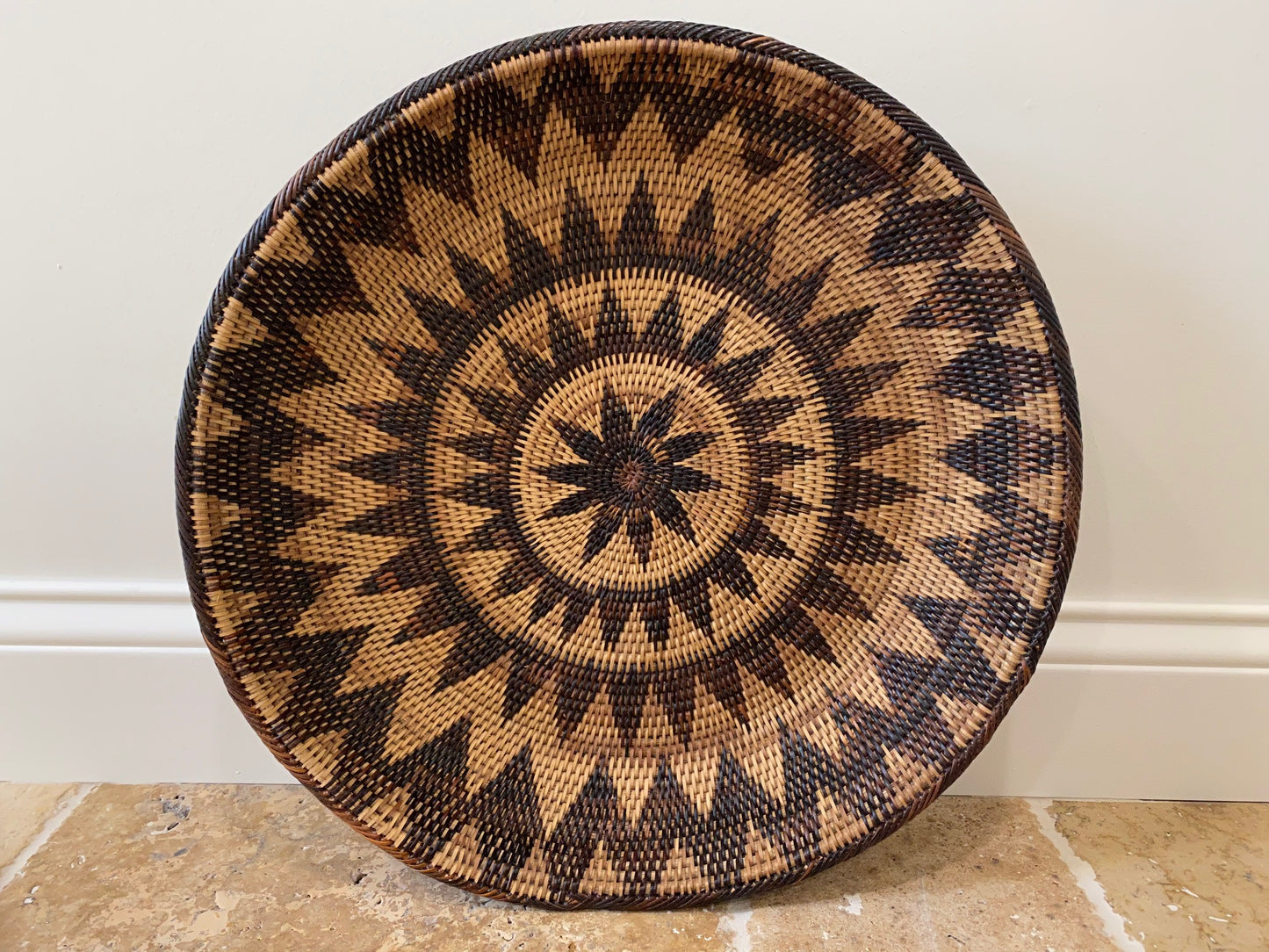 Vintage Starburst Basket Tray
