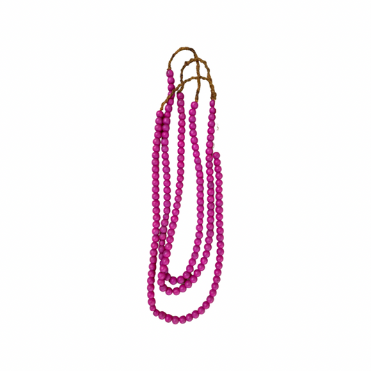 Suspicious Fuchsia Glass Nepalese Beads