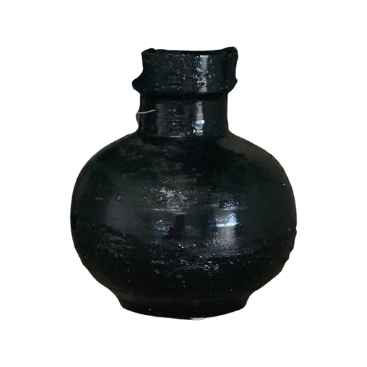 Black Glazed Vase