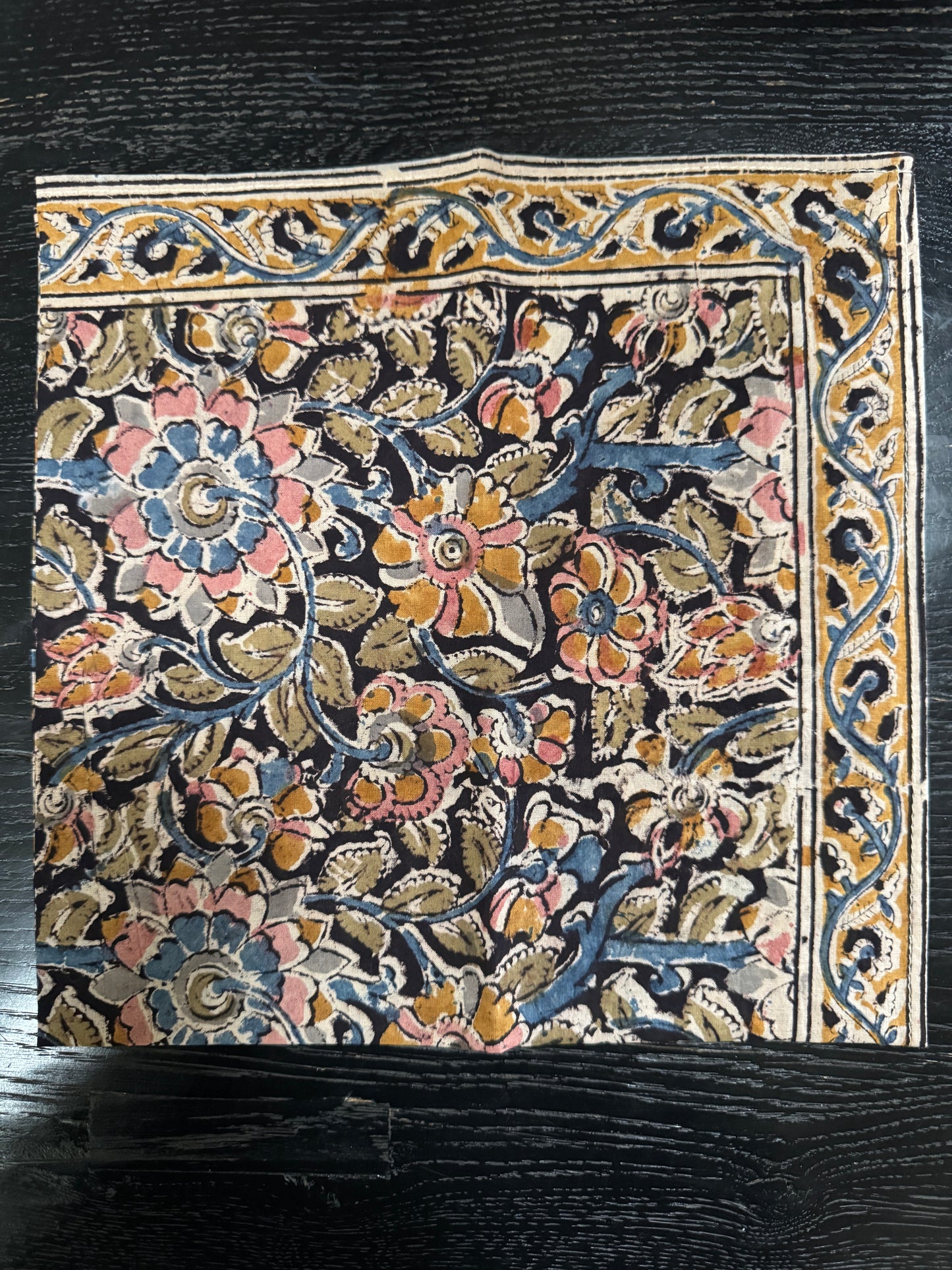 Garden Forest Blockprint Bandana