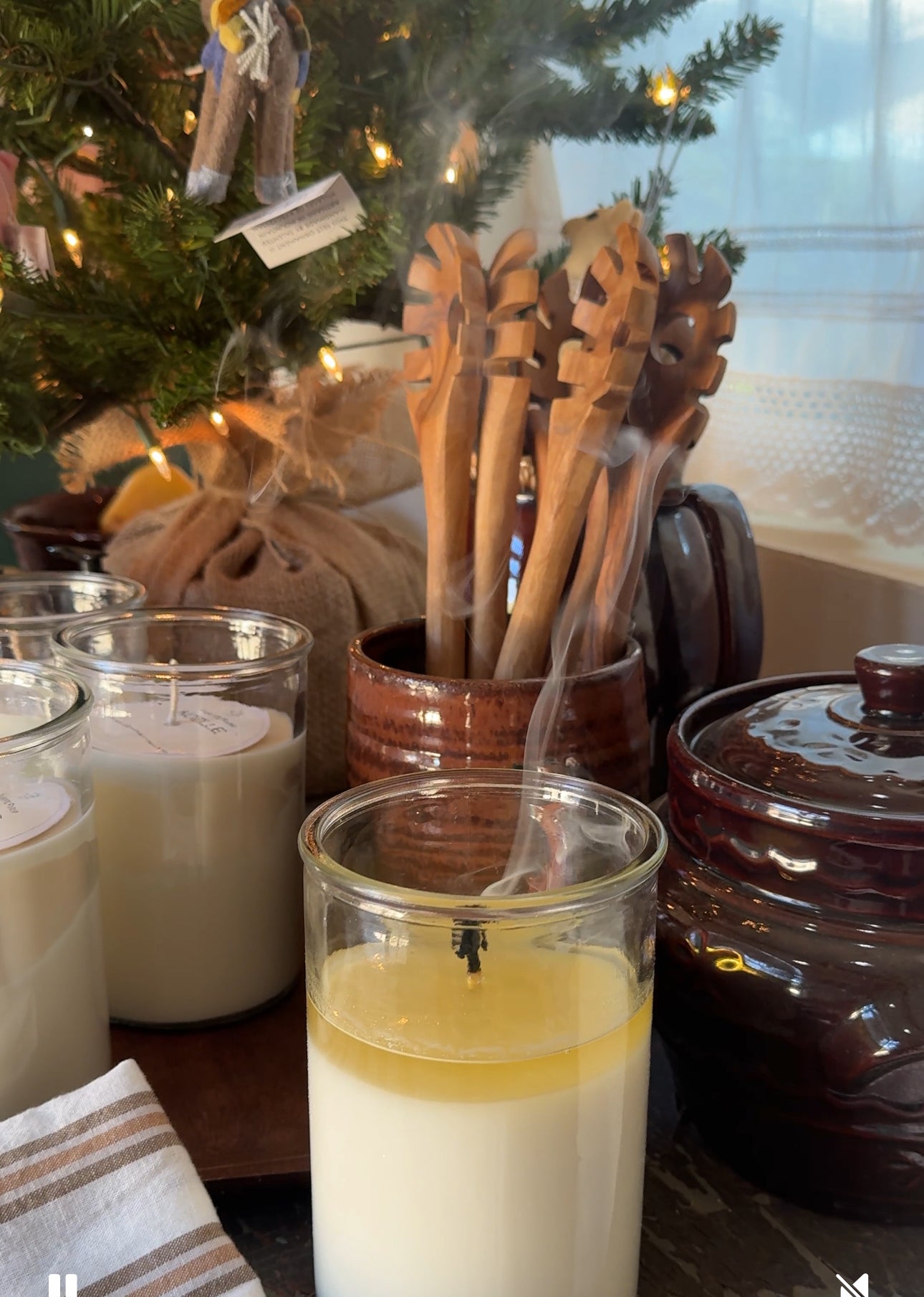 Olivewood Pasta Serving Spoon