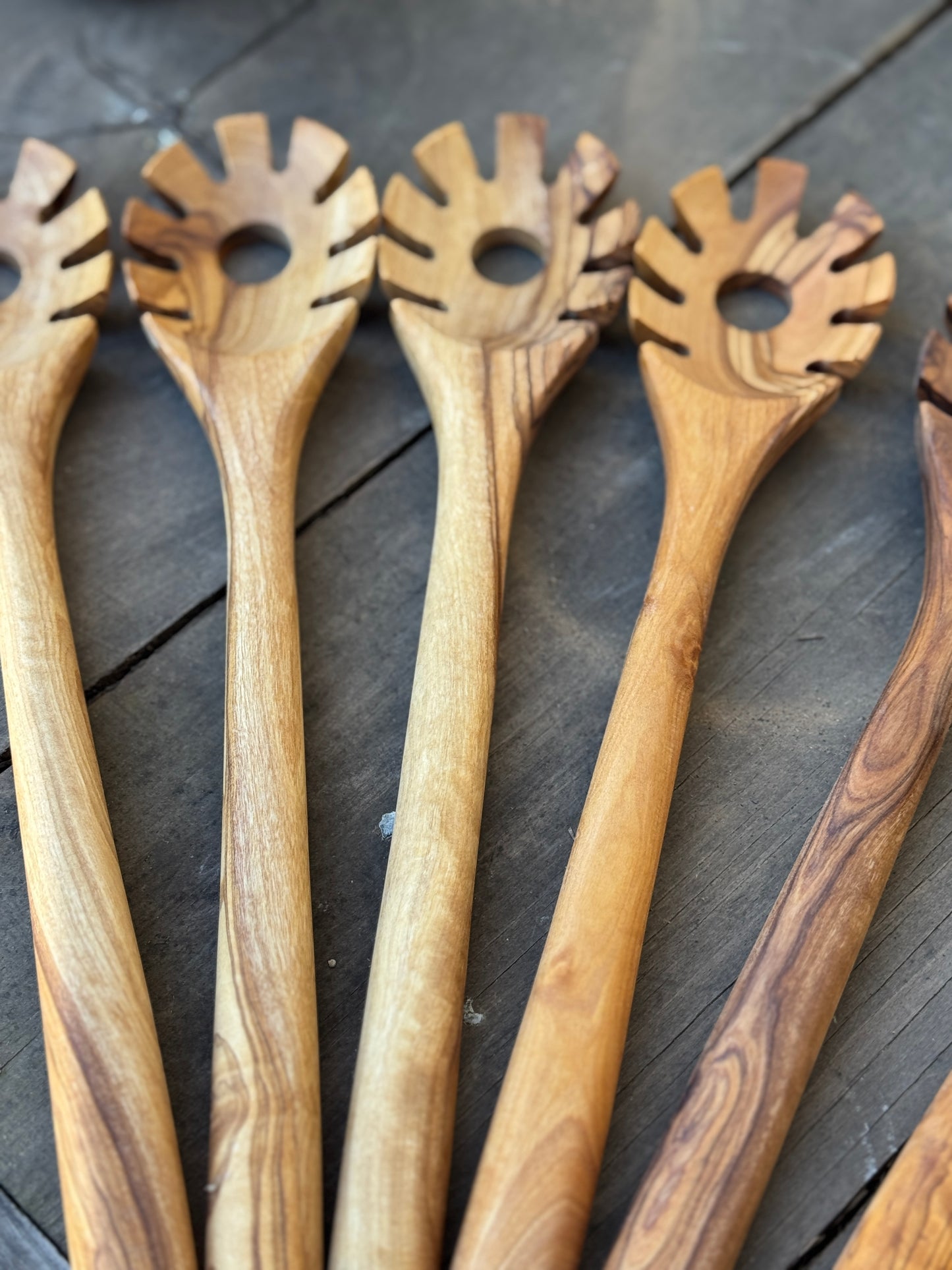 Olivewood Pasta Serving Spoon
