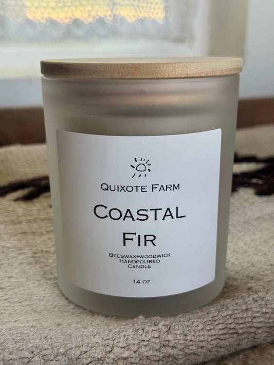 Coastal Fir Beeswax and Woodwick Candle