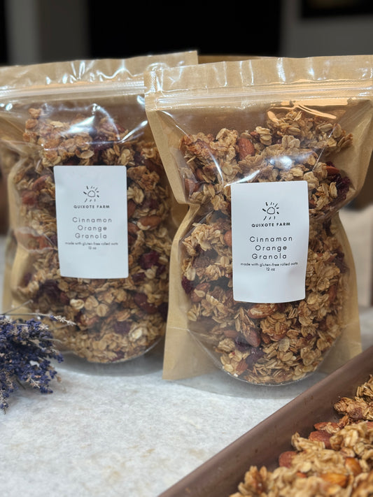 Gluten Free Orange + Cinnamon granola