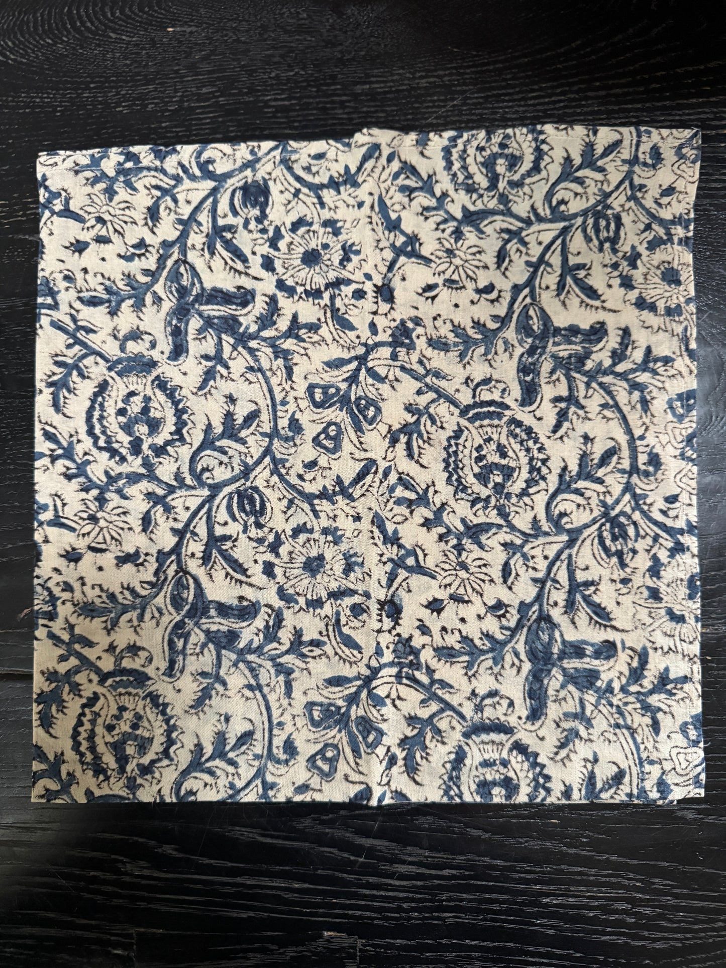 Azure Vine Blockprint Bandana