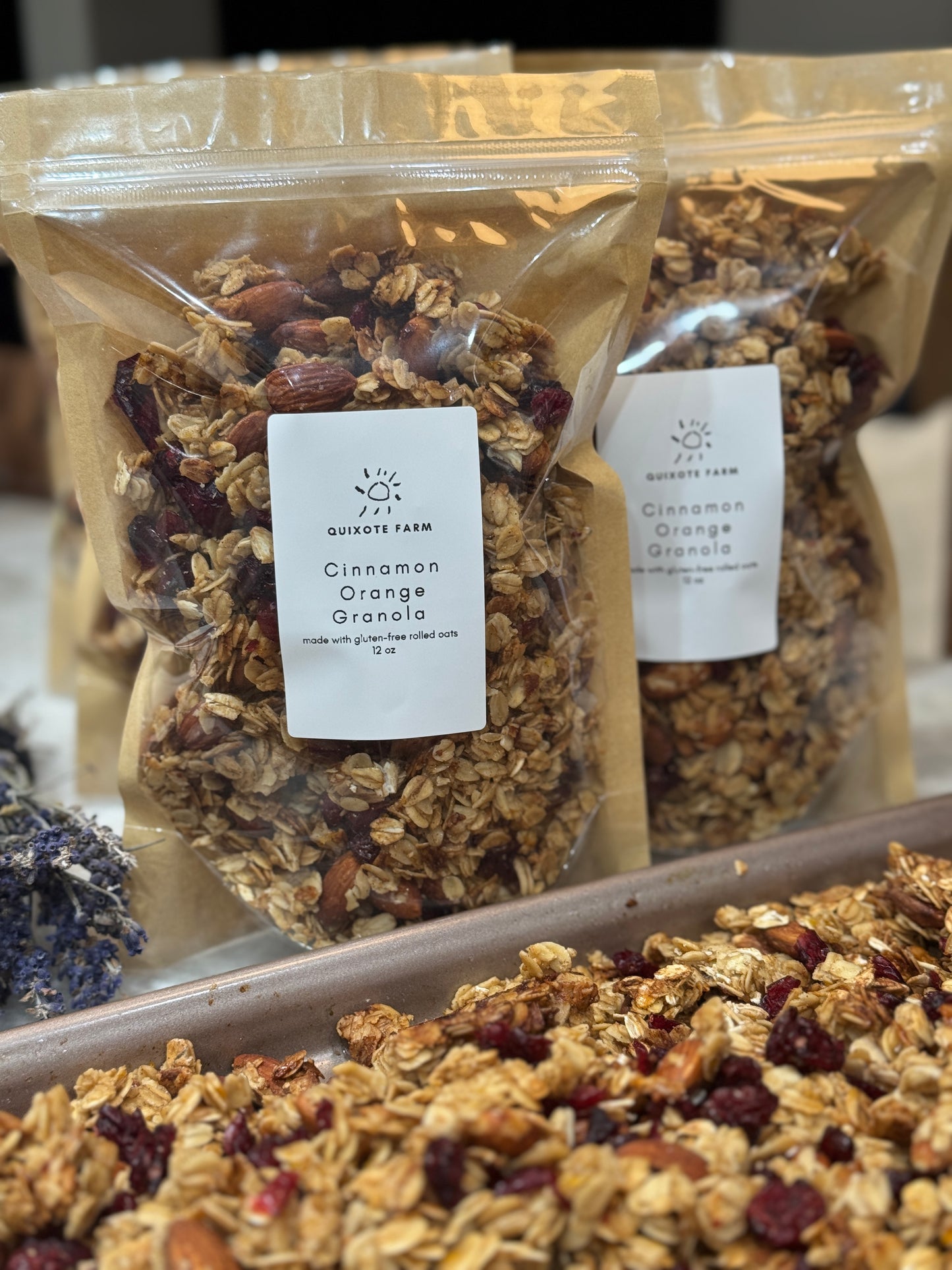 Gluten Free Orange + Cinnamon granola