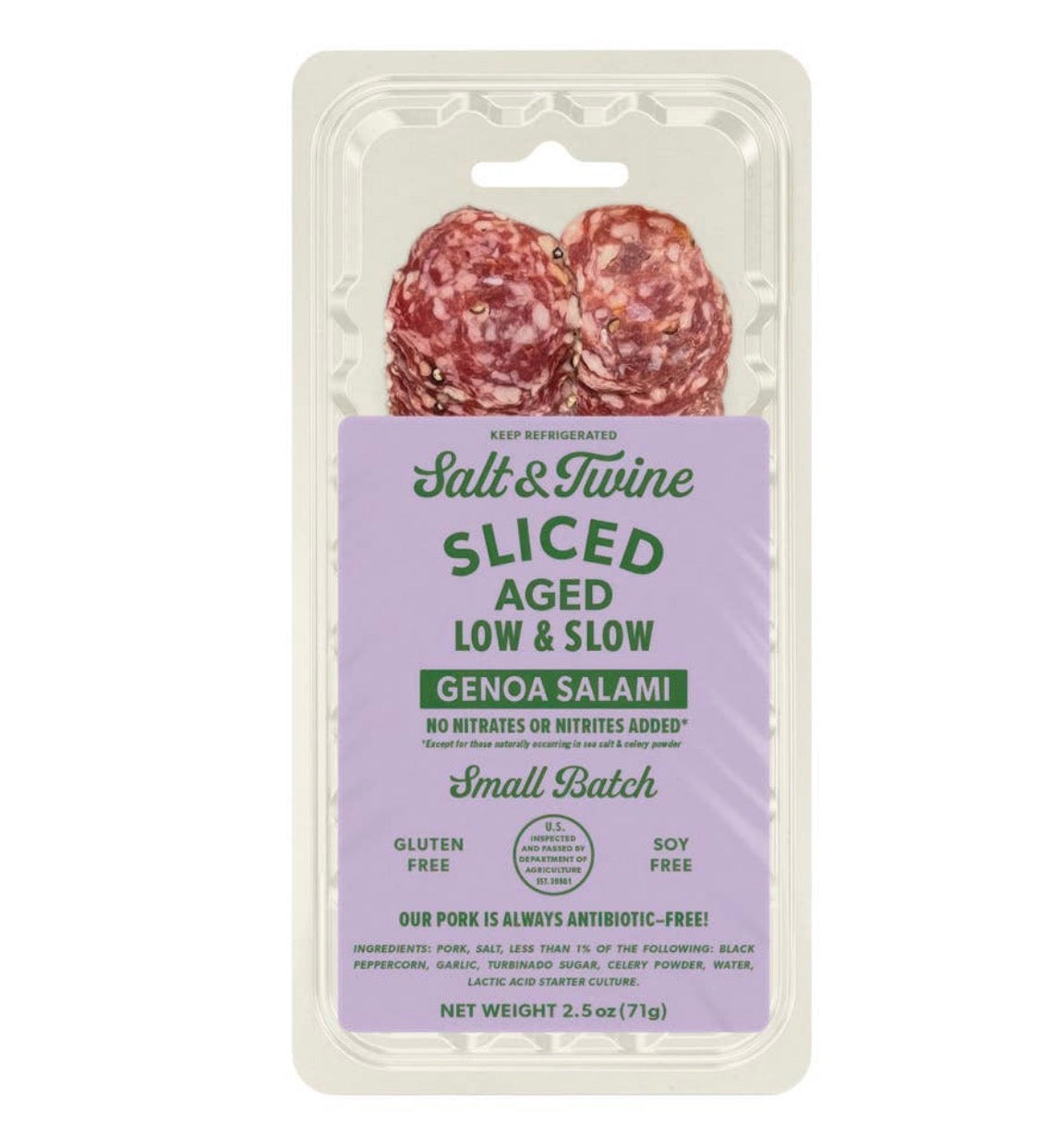 Genoa Salami Pre-Sliced