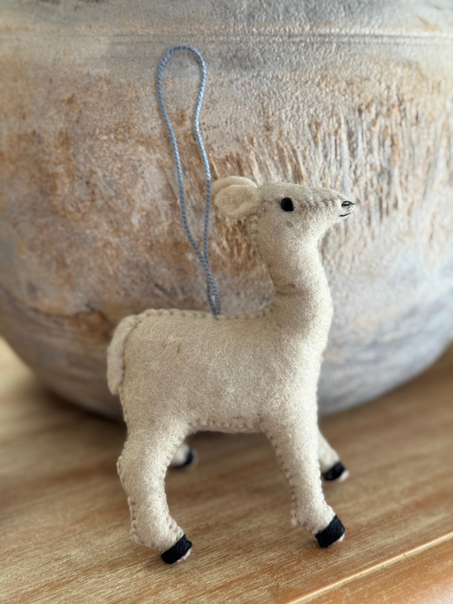 Ollie the Alpacas less attractive brother ornament ￼