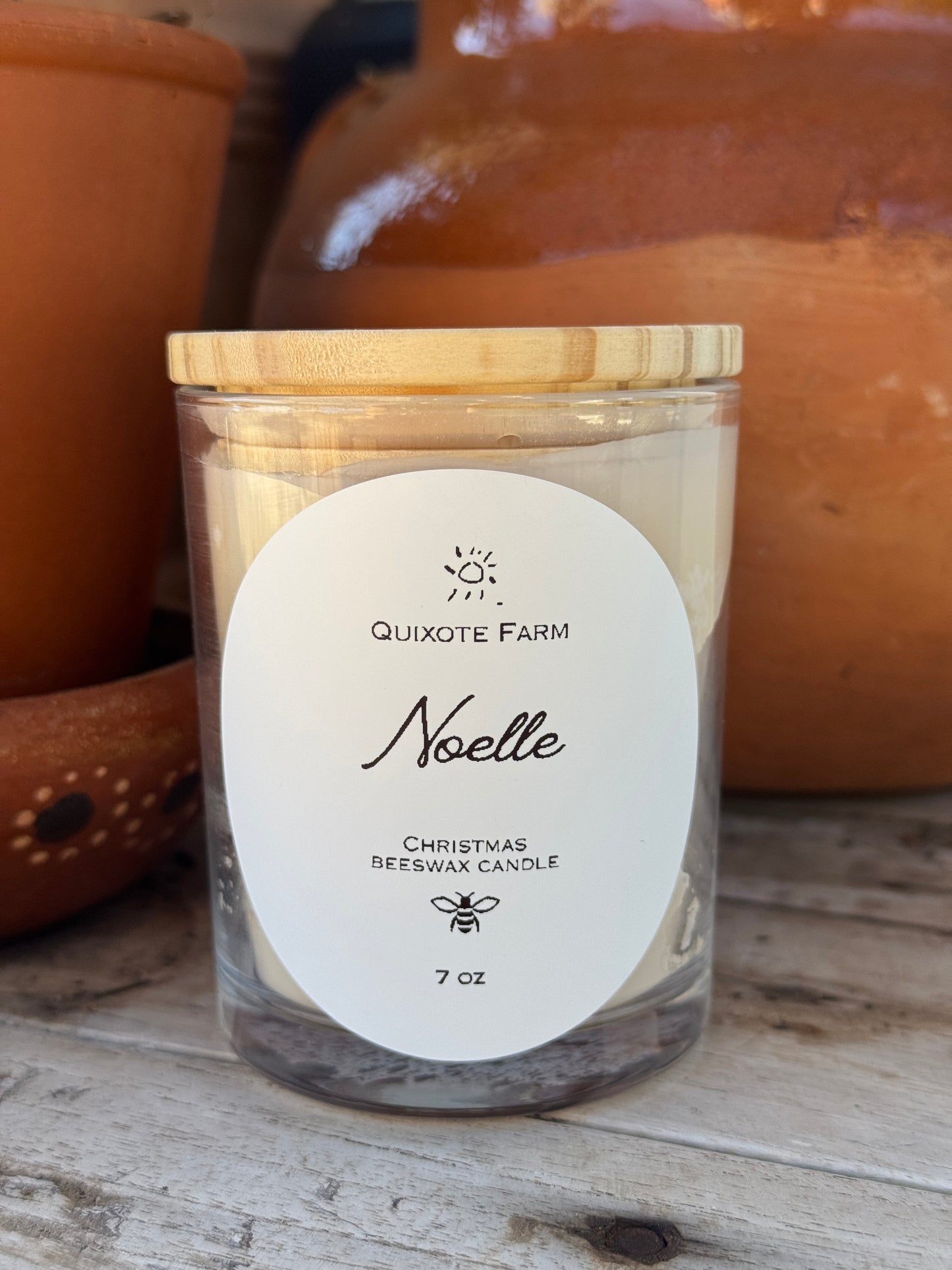 Noelle Holiday Beeswax Candle