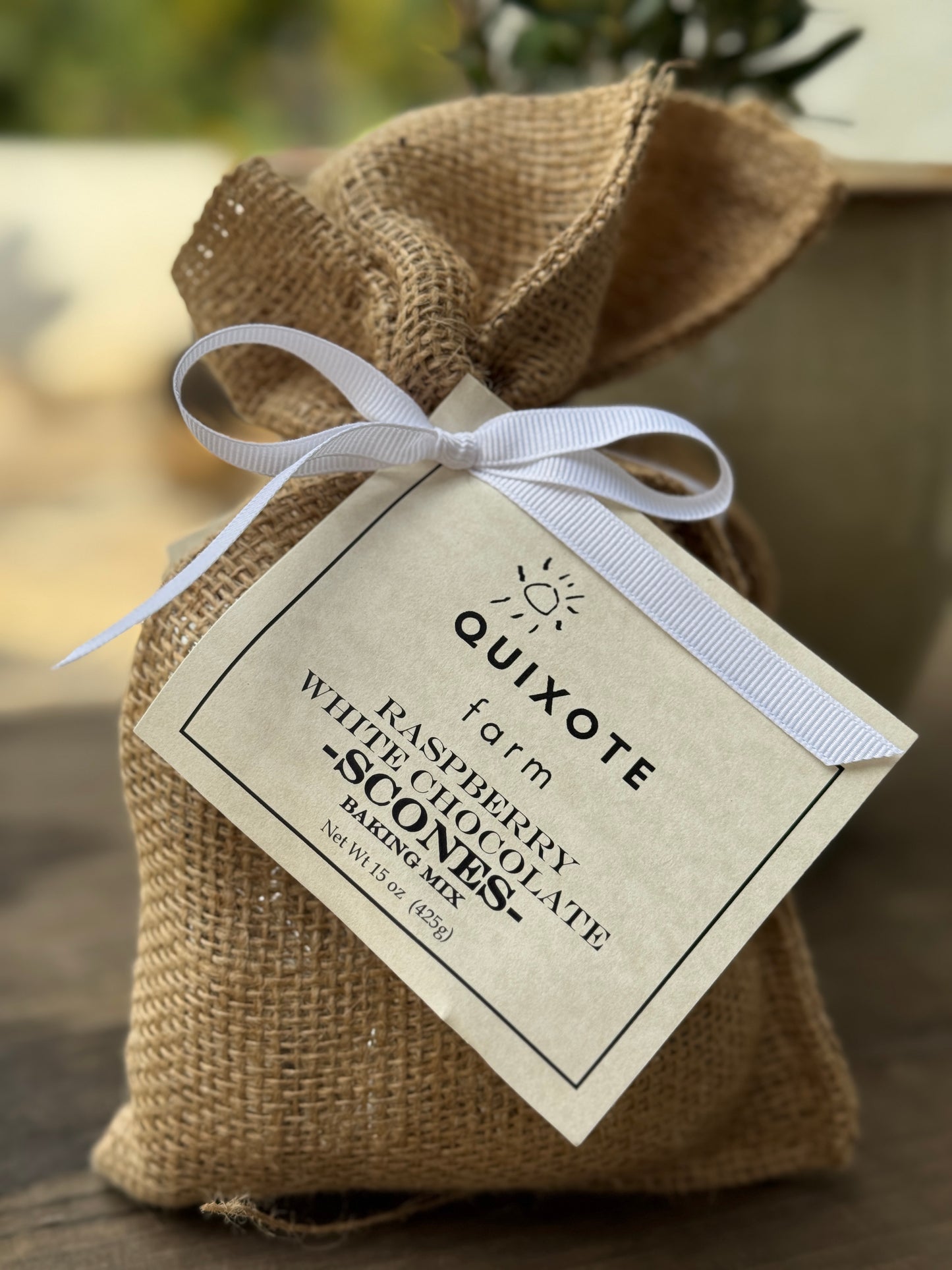 Quixote Farm Raspberry White Chocolate Scone Mix￼
