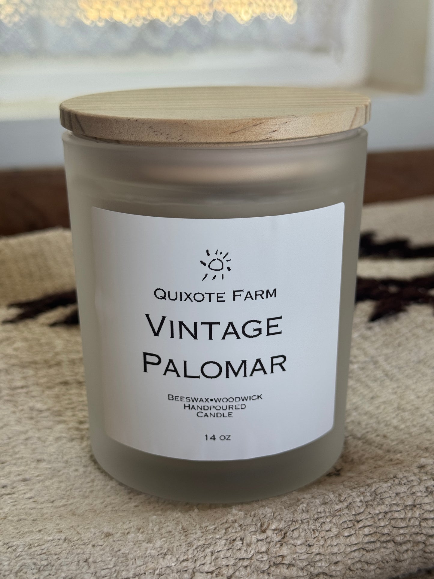 Vintage Palomar Beeswax Woodwick Candle