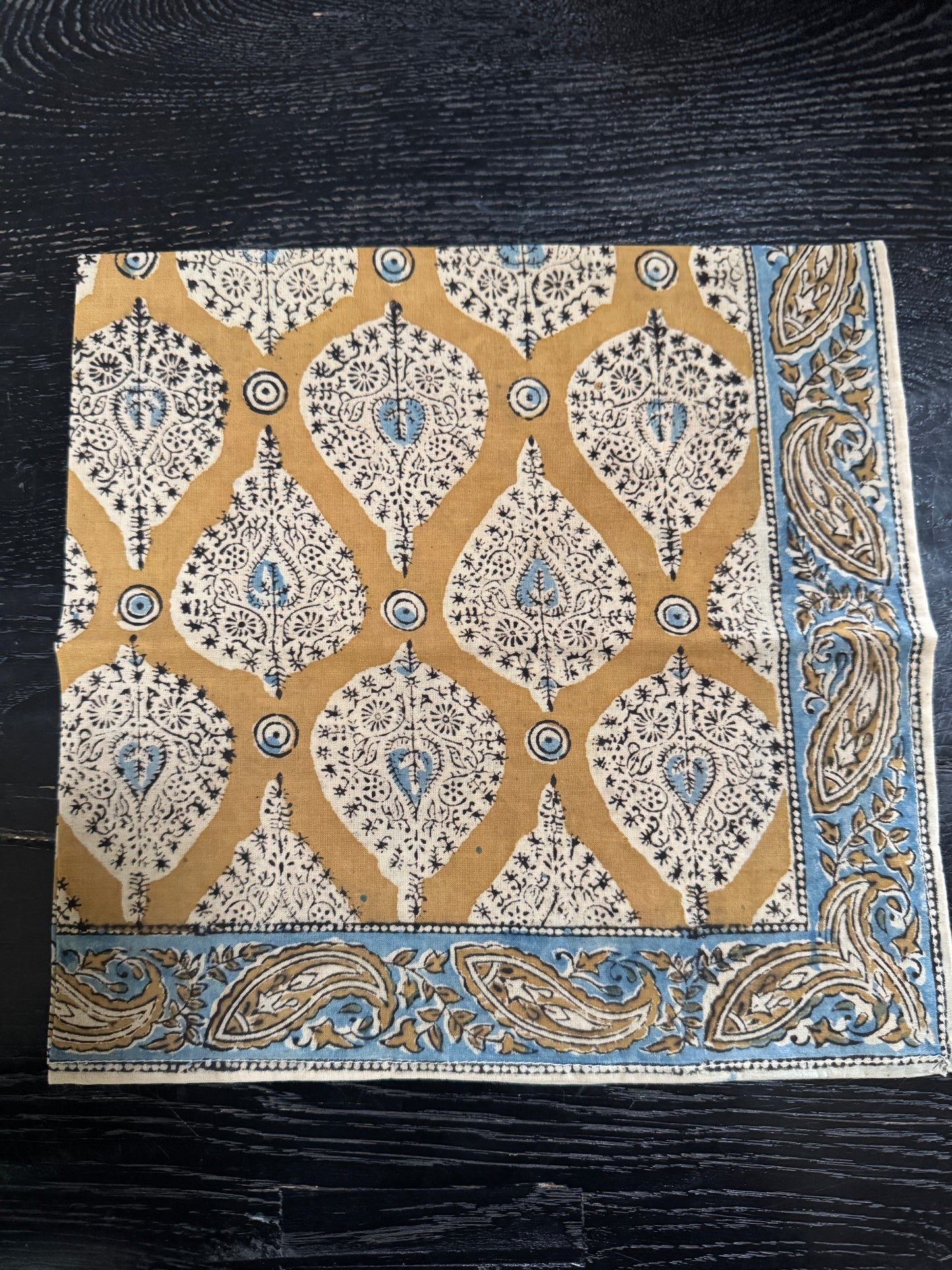 Teardrop Blockprint Bandana