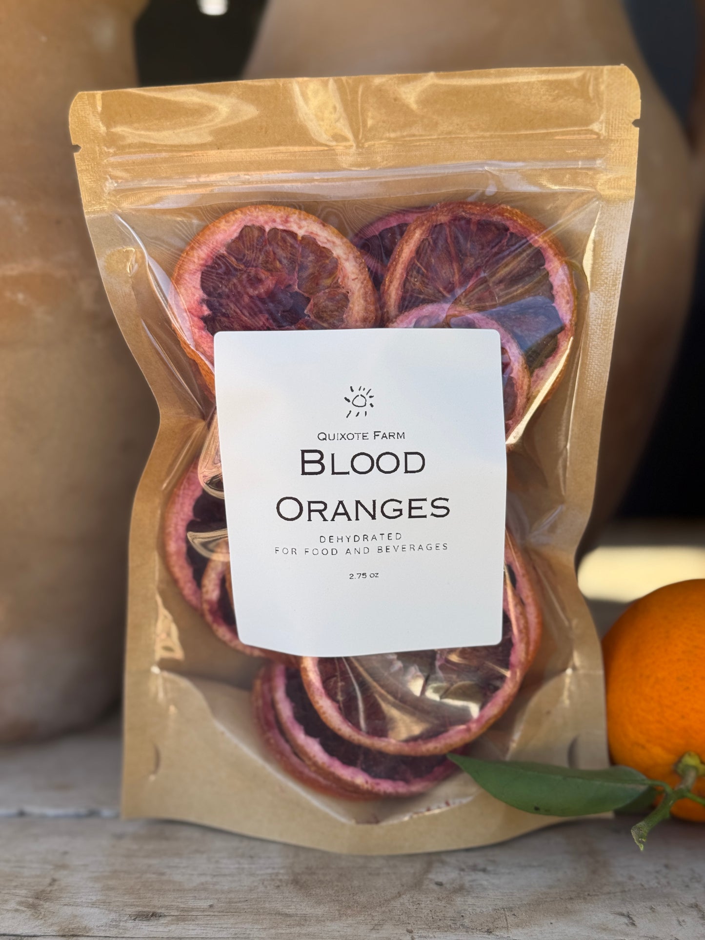 Dehydrated Blood Orange Slices