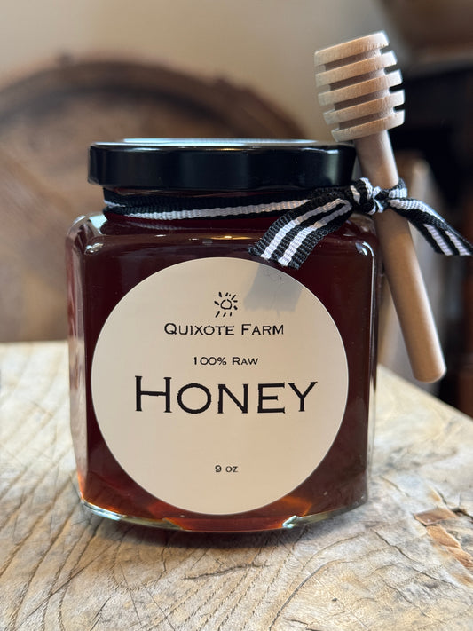 Quixote Farm Raw Honey ￼9 oz