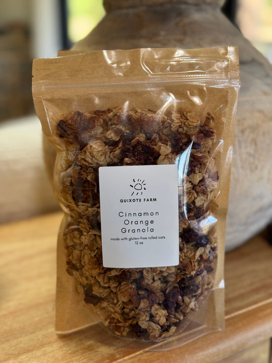 Gluten Free Orange + Cinnamon granola