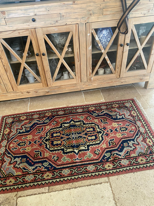 “Simca” Wool Kilim Rug