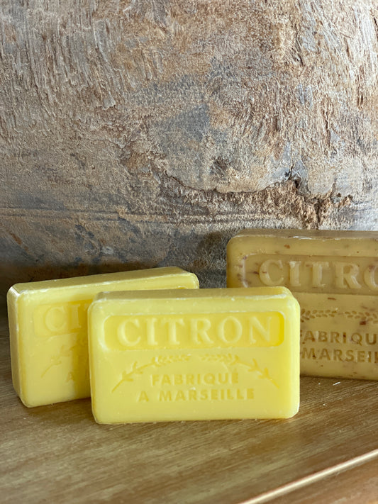 French Milled Citron Soap-small guest size