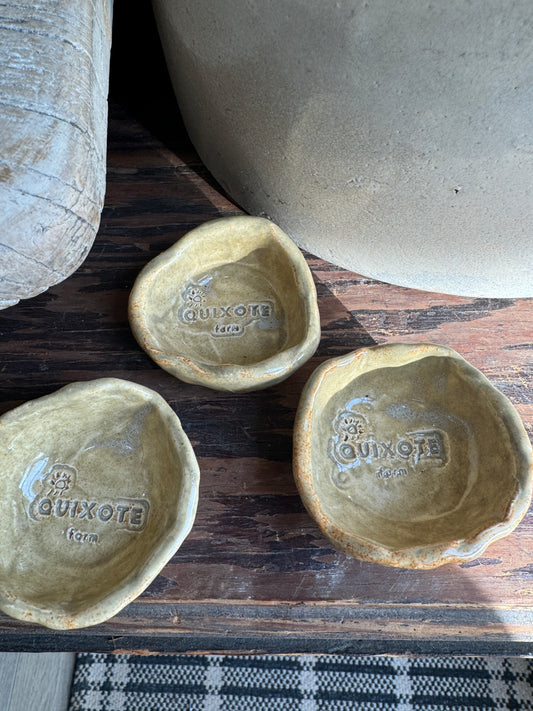 Ochre Glazed Mini Cellars