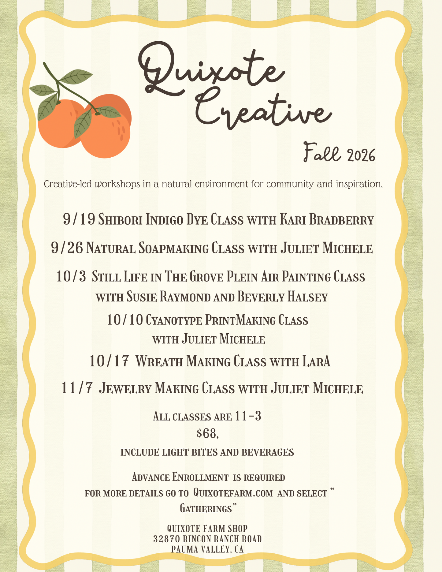 Quixote Creative: Natural Soapmaking in the Grove with Juliet Michele 9/26