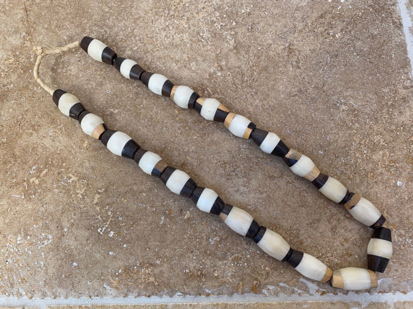 Tri-color African beads Home decor