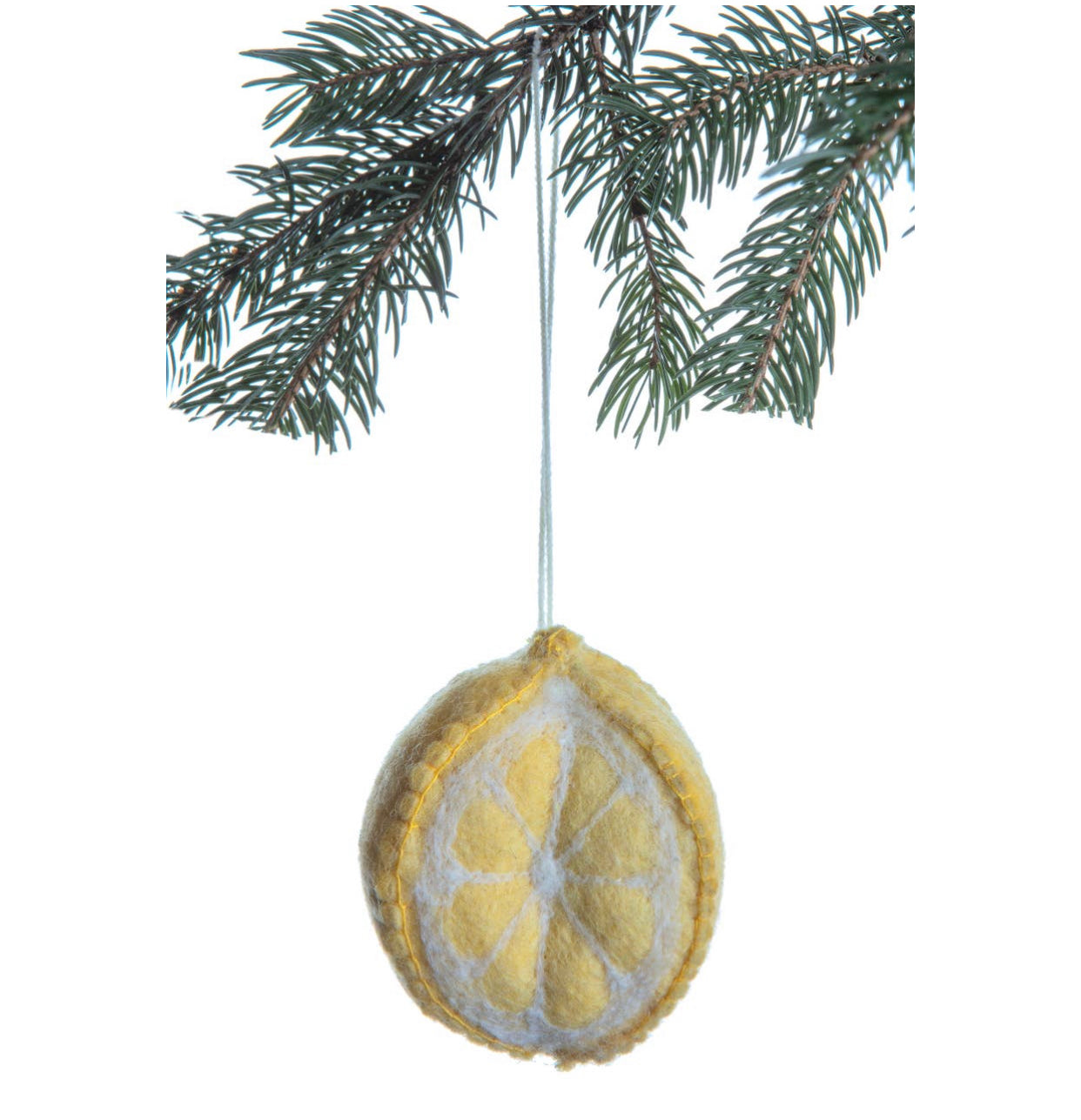 Felt Lemon Ornament