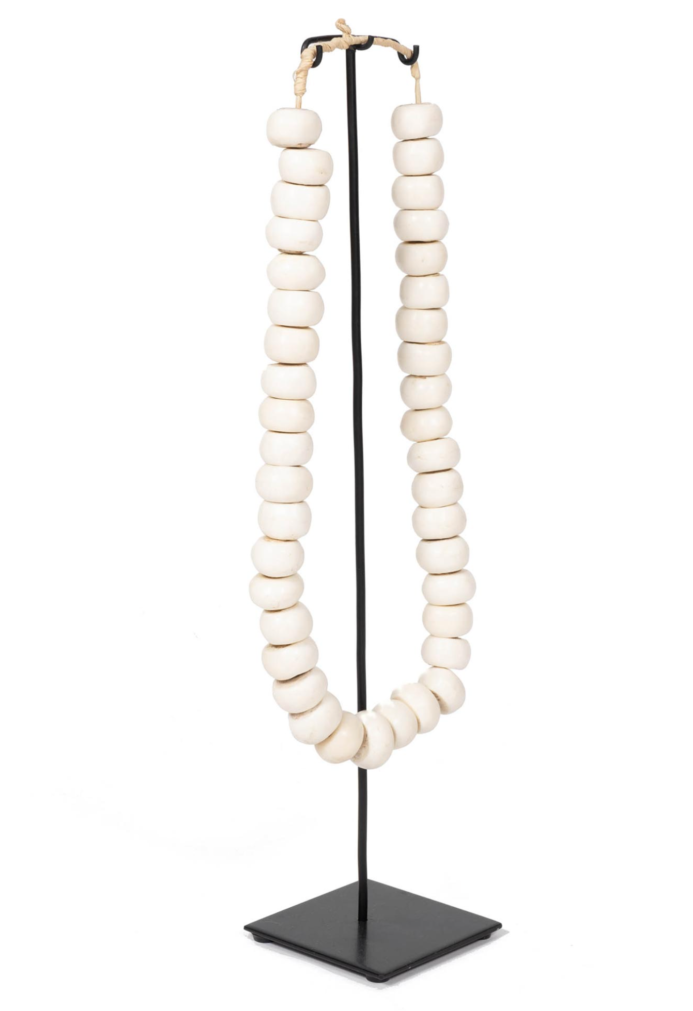 Cream African beads