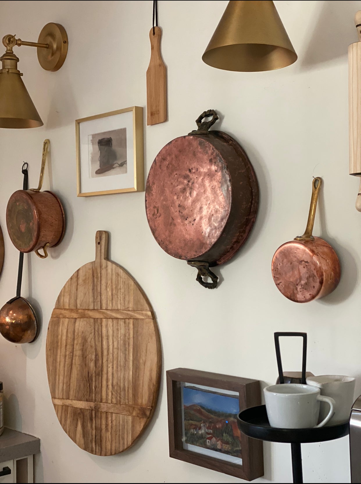 Vintage Copper Vitrine